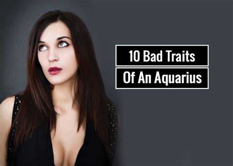 aquarius bad personality traits|worst things about aquarius.